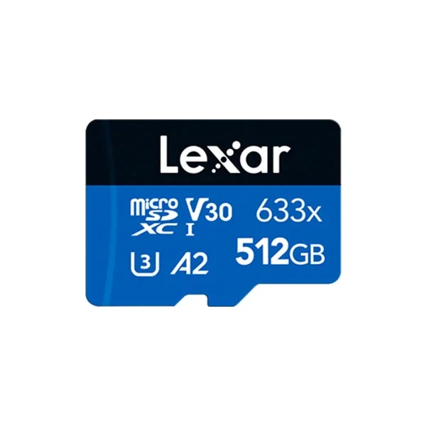 Lexar High-Performance 633x 512GB microSD UHS-I Memory Card