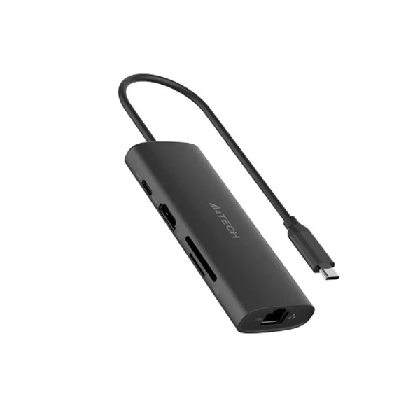 A4Tech DST-80C 8-In-1 USB 3.0, SD Card, and HDMI USB-C Docking Station