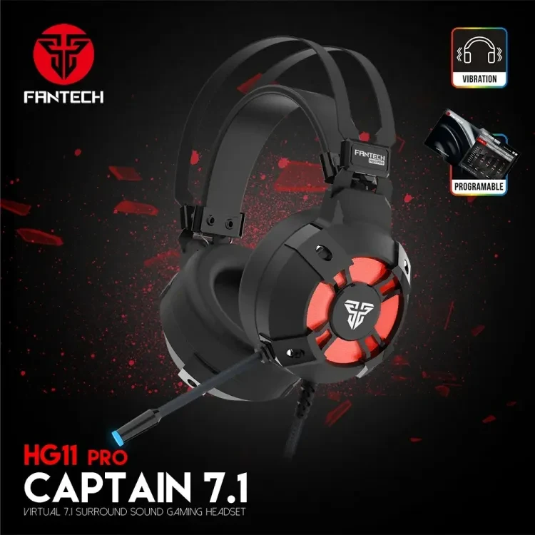 Fantech HG11 PRO Captain 7.1 RGB Gaming Headset