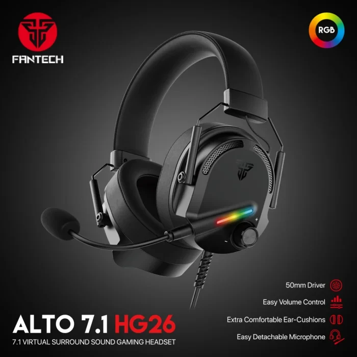 Fantech Alto HG26 7.1 Virtual Surround Sound Gaming Headphone