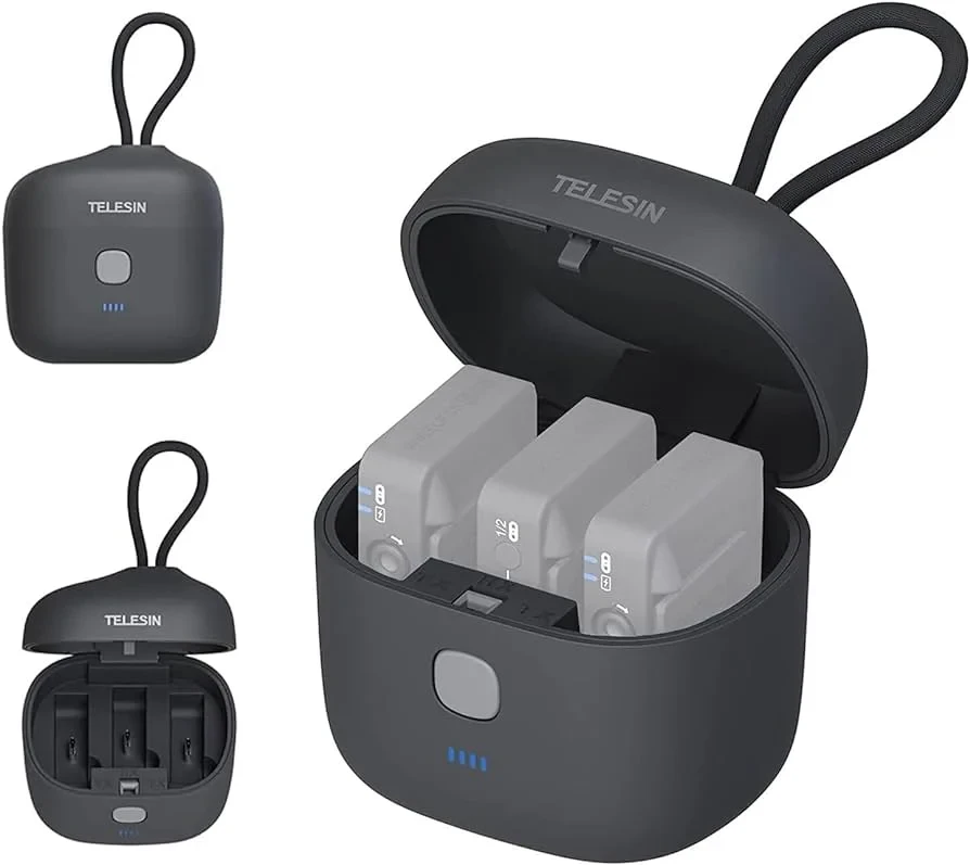 Telesin TE-WMB-001 Charging Case For Rode Wireless GO & GO II